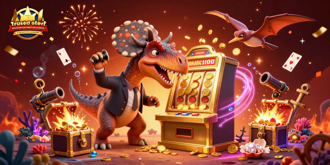 Headbutting pachycephalosaurus at jackpot slot, showcasing trusted best betting sites not on gamstop excitement.