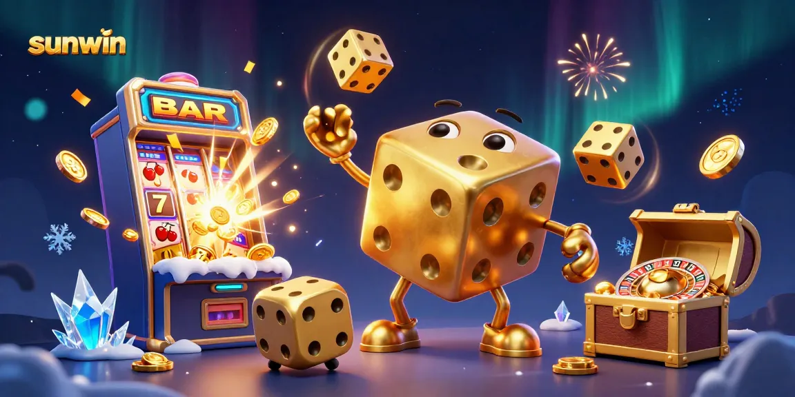 Engage with the thrilling world of sunwin through this vibrant animated casino scene.