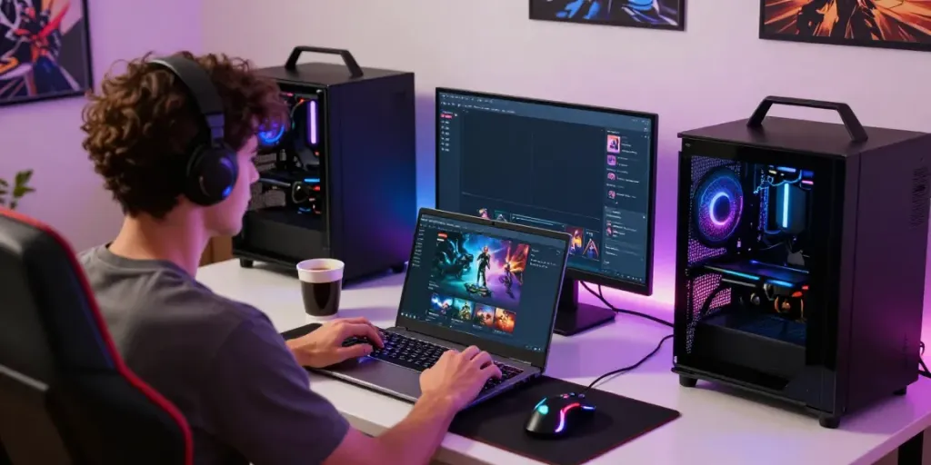 Engaging online gaming experience on http://debet-onl.com with player immersed in dynamic gameplay setup.