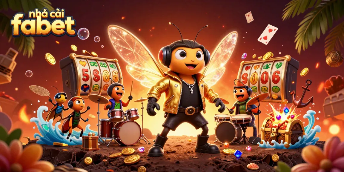 Engage with the nhà cái fabet experience featuring vibrant casino games and energetic characters in 3D style.