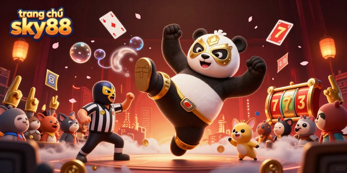 Experience high-stakes excitement on trang chủ sky88 with immersive gaming and vibrant illustrations.