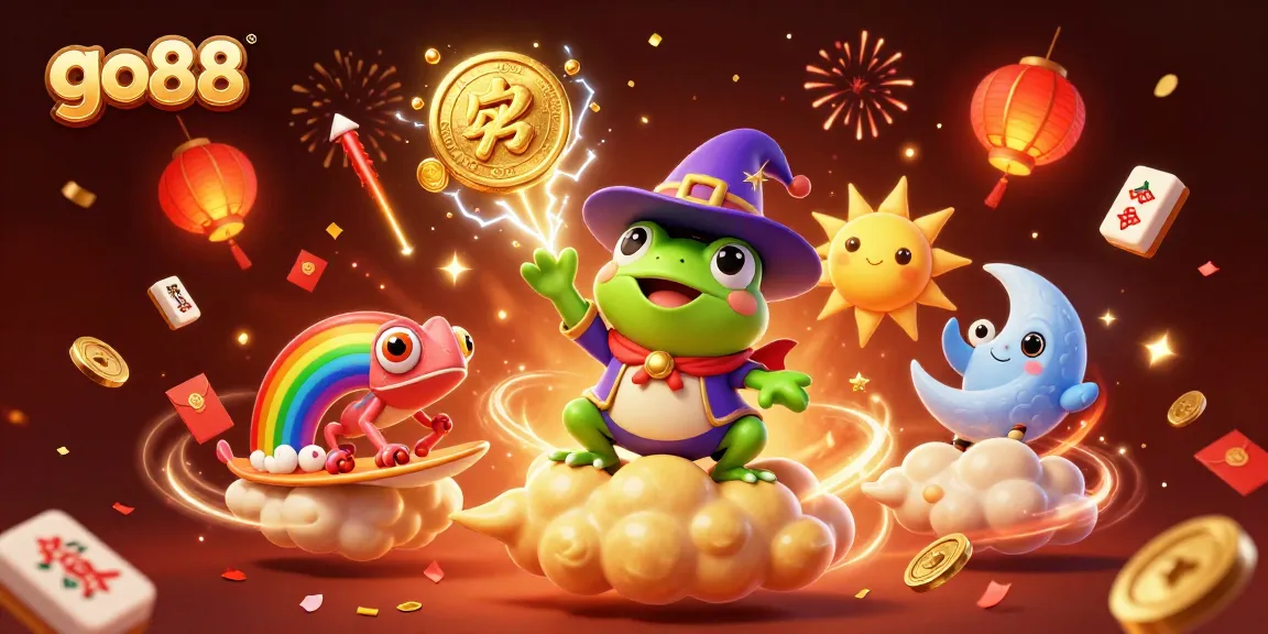 Win big at go88 with a vibrant casino scene celebrating gambling excitement and prosperity.
